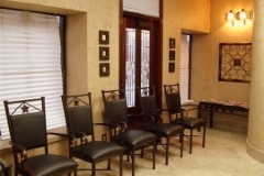 Warm-toned interior wall painting in an Austin home